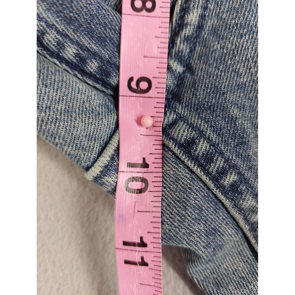 H&M Men Jean 32 Light Wash Denim‎ Skinny Cropped Low Rise Distressed Ripped Wear - Picture 12 of 16